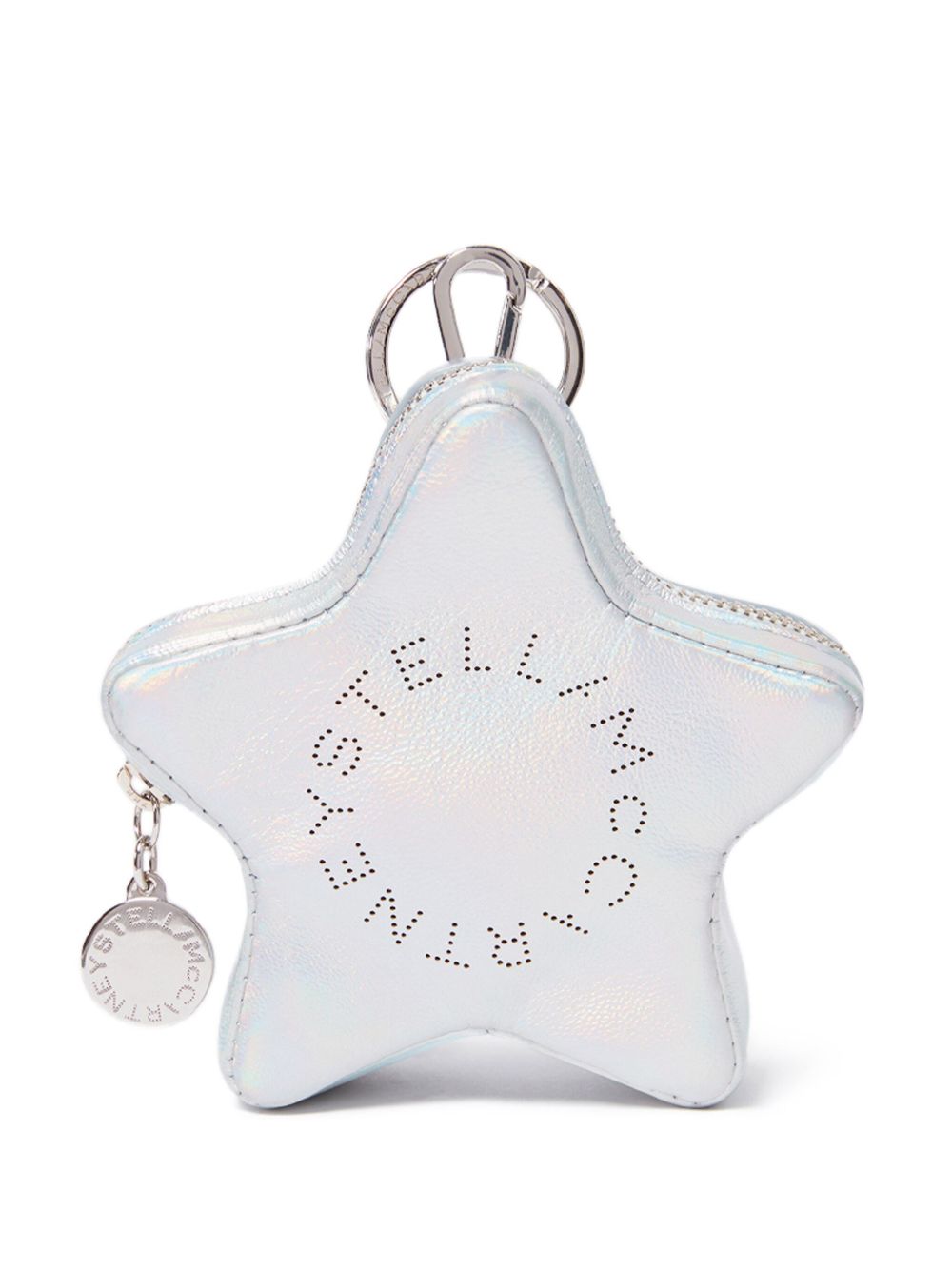 Stella McCartney 纯素皮革零钱包 - 银色
