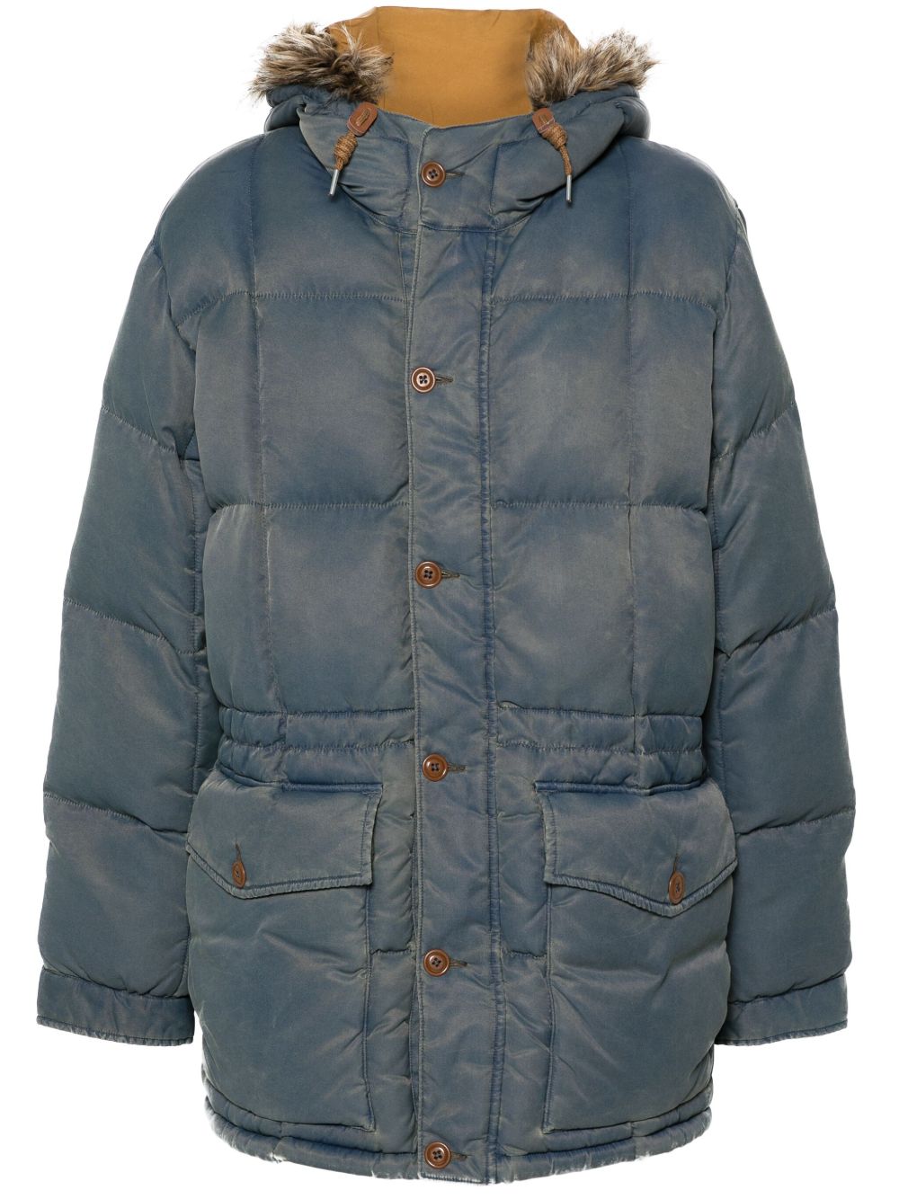 Ralph Lauren RRL Arden 绗缝连帽外套 - 蓝色