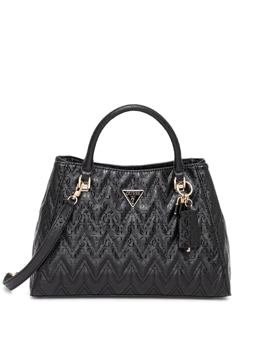 GUESS USA Adelard 两用手提包 - 黑色