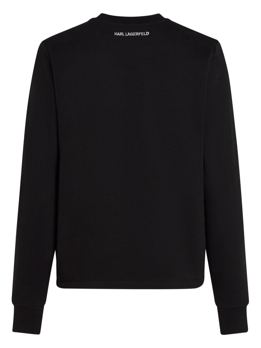 Karl Lagerfeld Hem Signature 卫衣 - 黑色