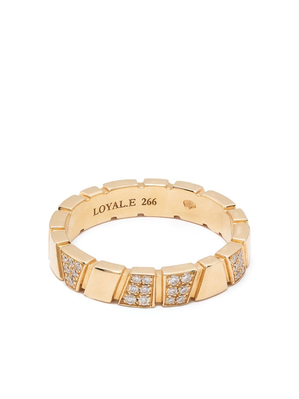 Loyal.e Paris 18K黄金 Ride & Love 钻石戒指 - 金色