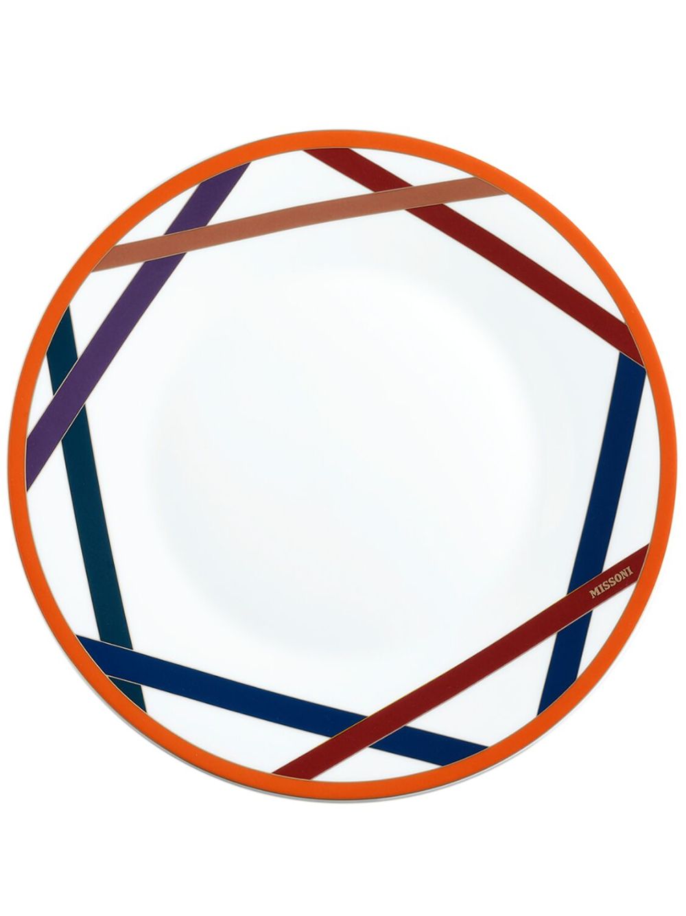 Missoni Home Nastri logo印花餐盘套装（六件装 ) - 白色