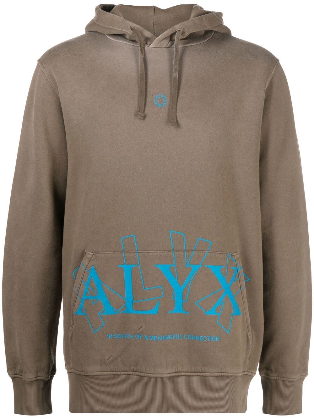 1017 ALYX 9SM logo印花套头式连帽衫 - 中性色