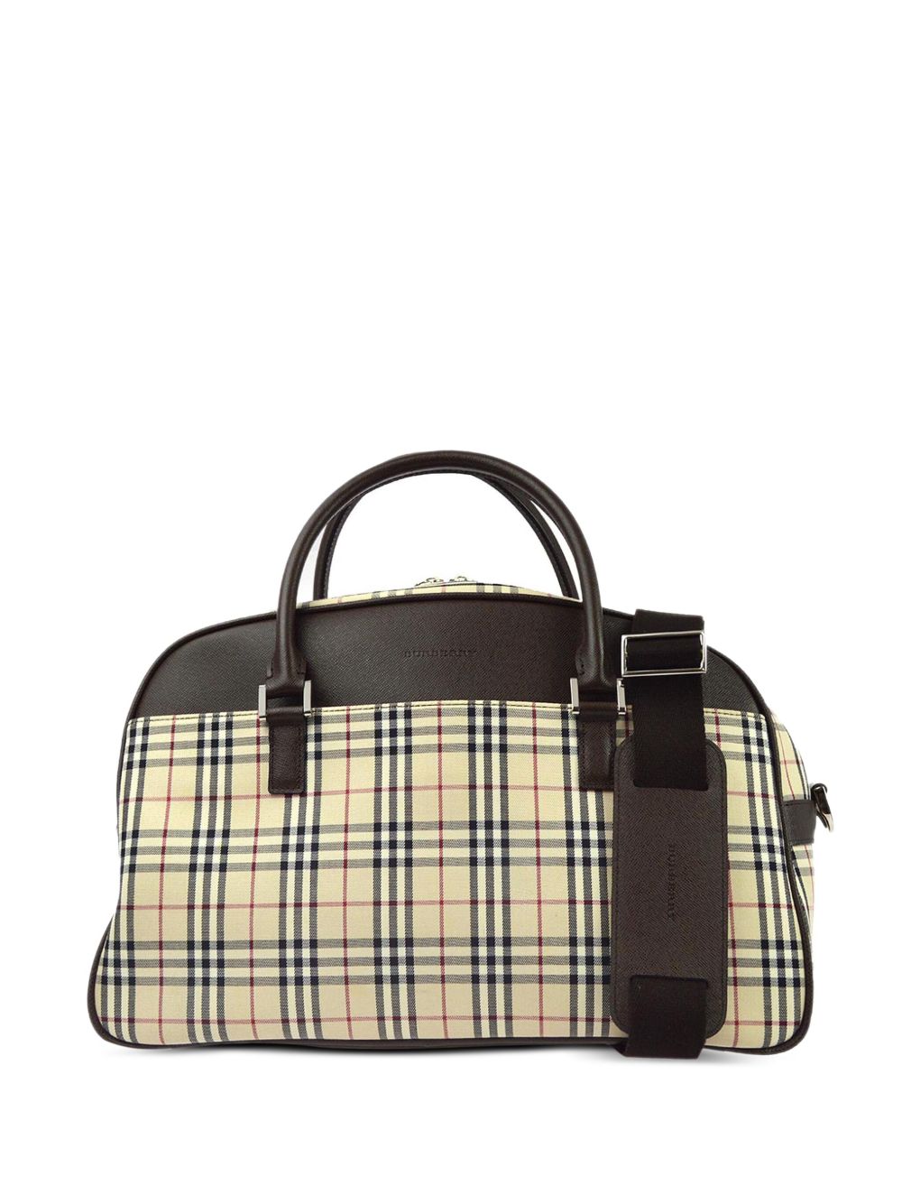 Burberry Pre-Owned 经典格纹两用手提包（1990-2000年典藏款） - 中性色