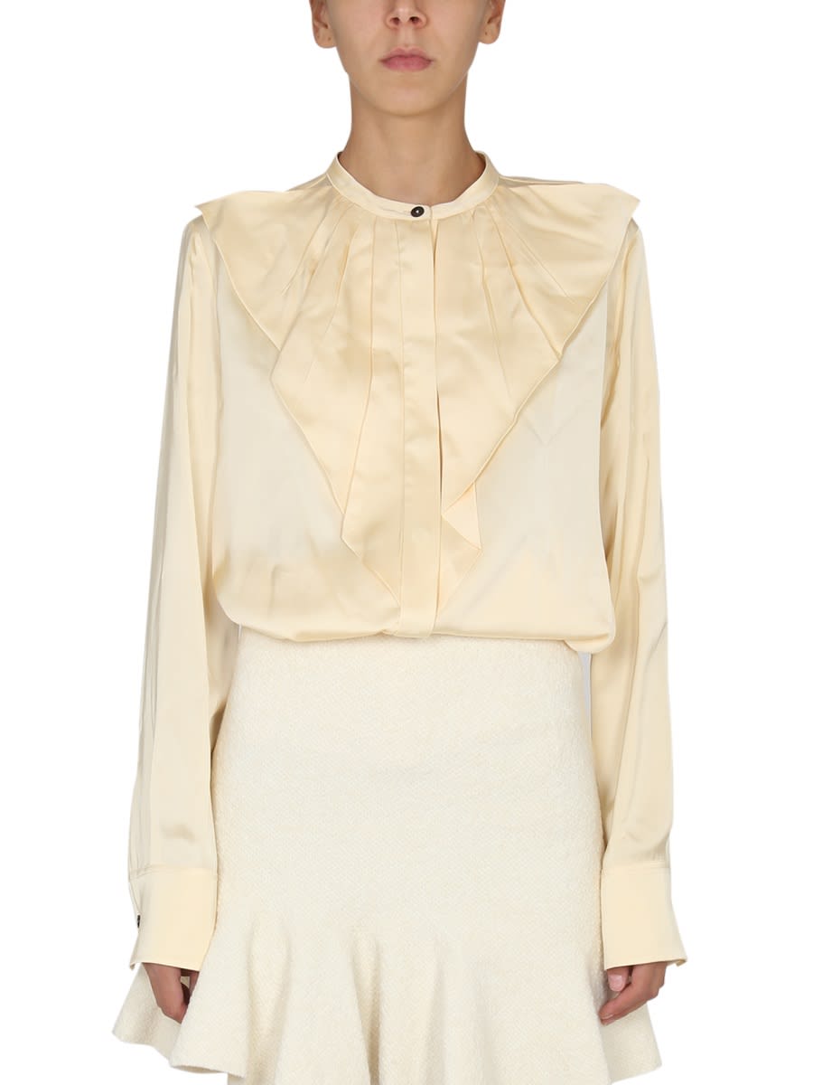 Jil Sander 荷叶边衬衫