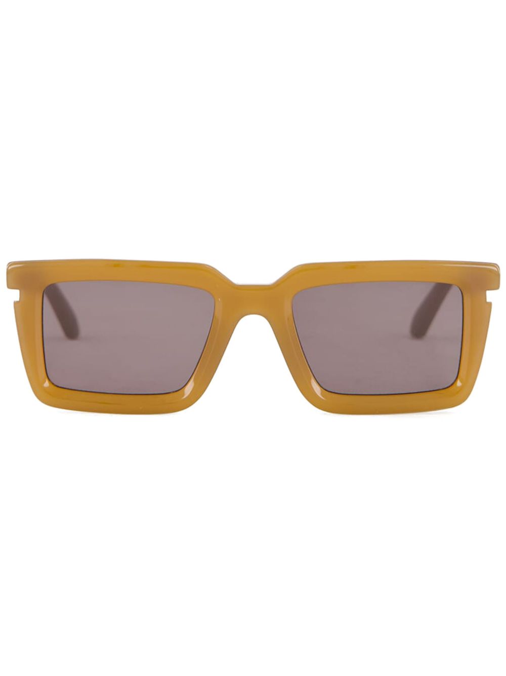 Off-White Eyewear Tucson 方形镜框太阳眼镜 - 黄色