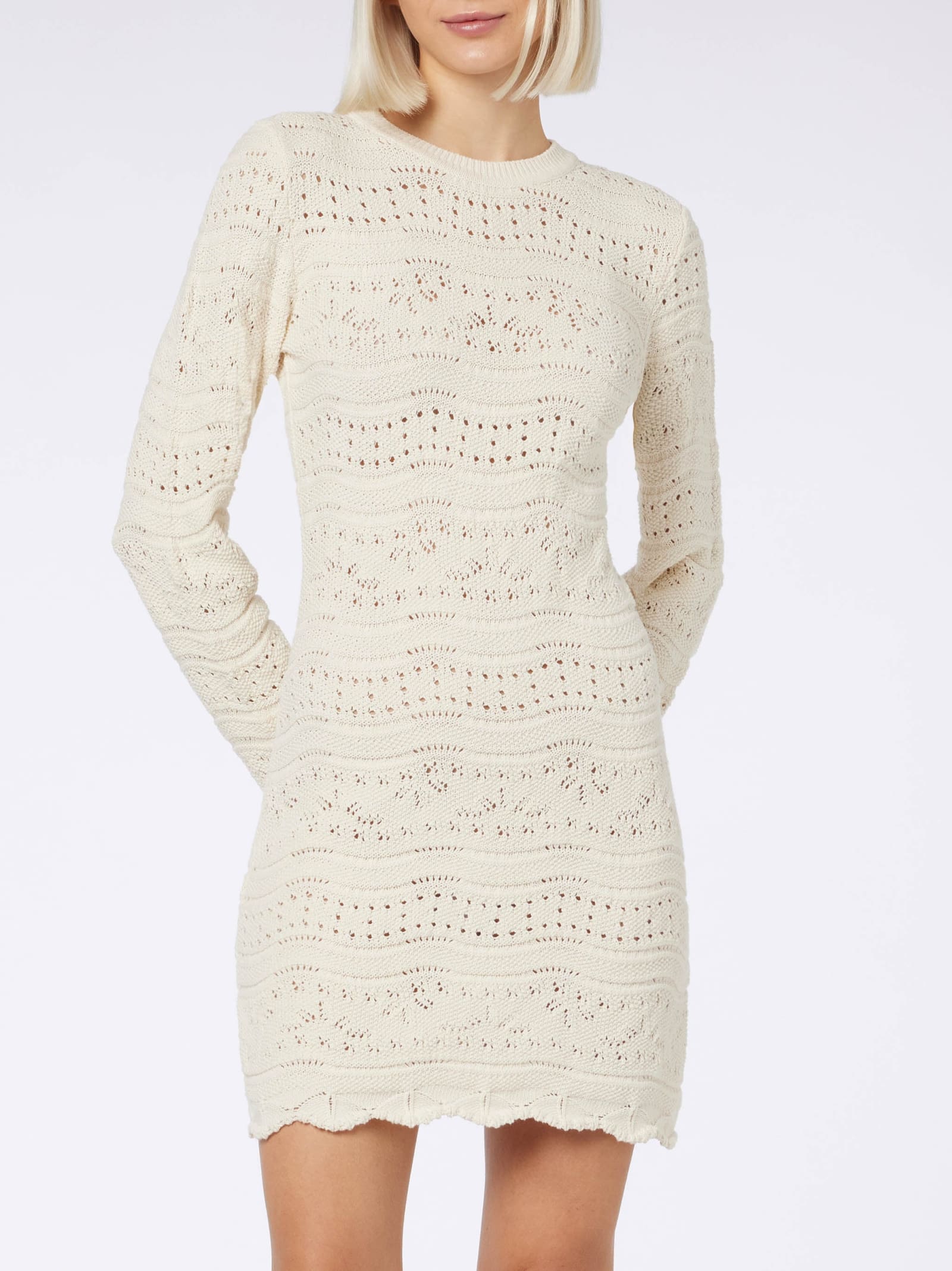MC2 Saint Barth Woman Cotton Knit Mini Dress Imany