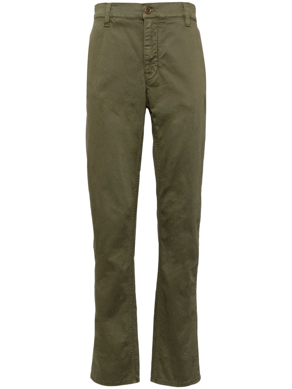 Nudie Jeans Easy Alvin 棉混纺长裤 - 绿色