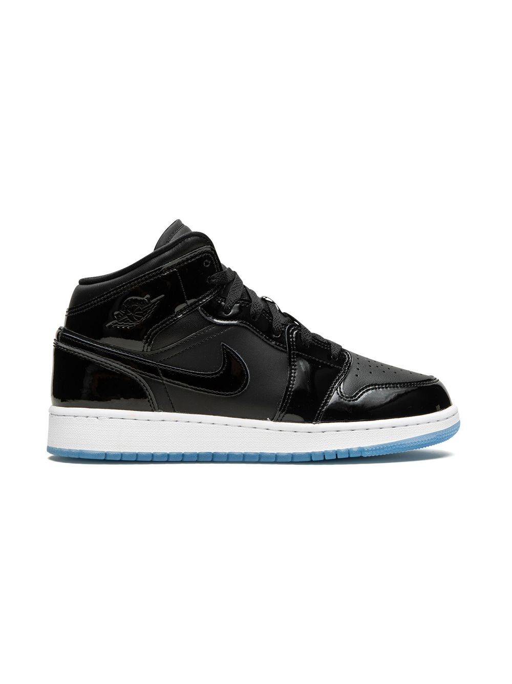 Jordan Kids "Air Jordan 1 Mid GS ""Space Jam"" 运动鞋 " - 黑色
