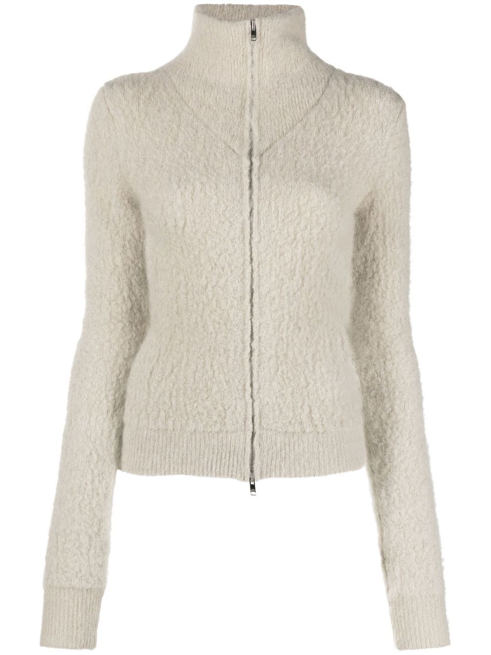 ISABEL MARANT Amina 拉链针织开衫 - 灰色