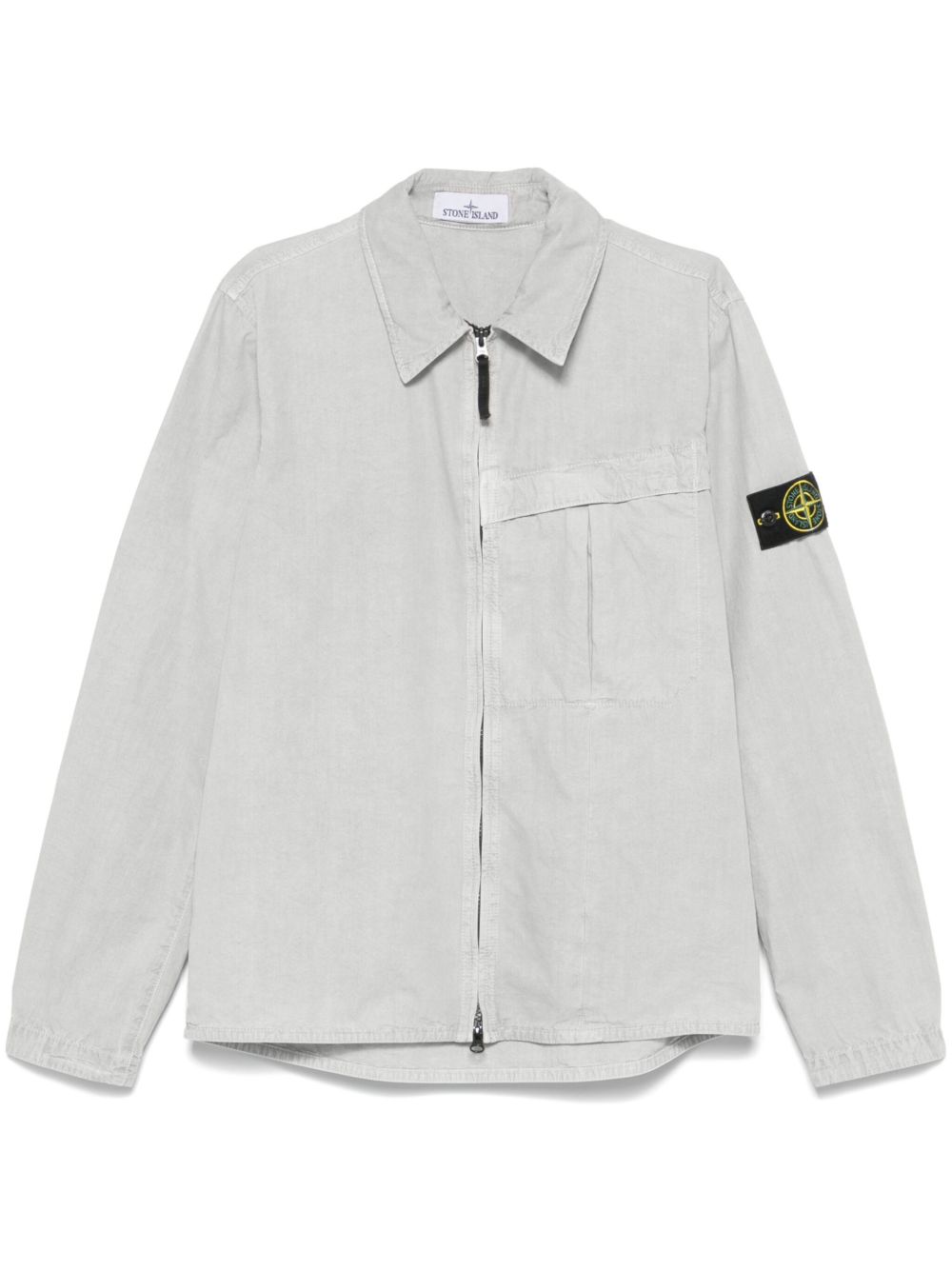 Stone Island 罗盘徽章衬衫 - 灰色
