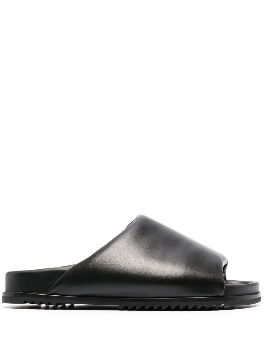 Rick Owens Granolas 填充拖鞋 - 黑色
