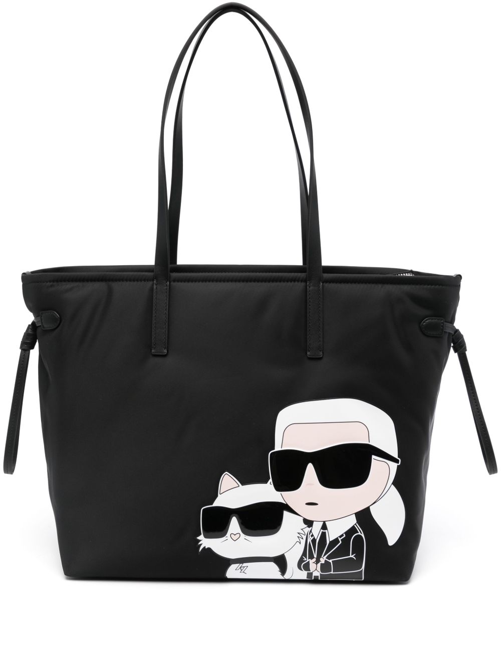 Karl Lagerfeld K/Ikonik 托特包 - 黑色