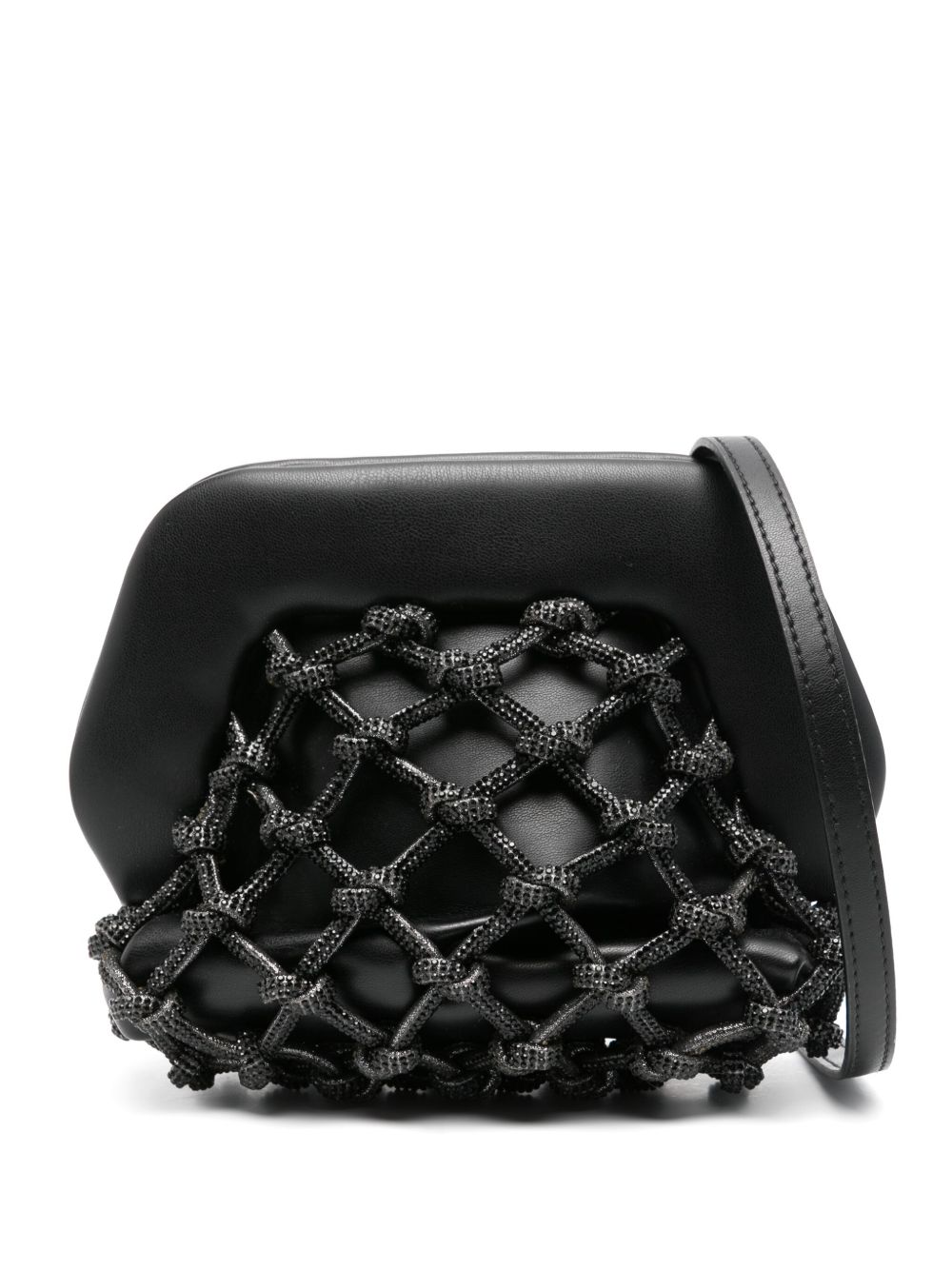 Themoirè Gea Knots Strass 手拿包 - 黑色