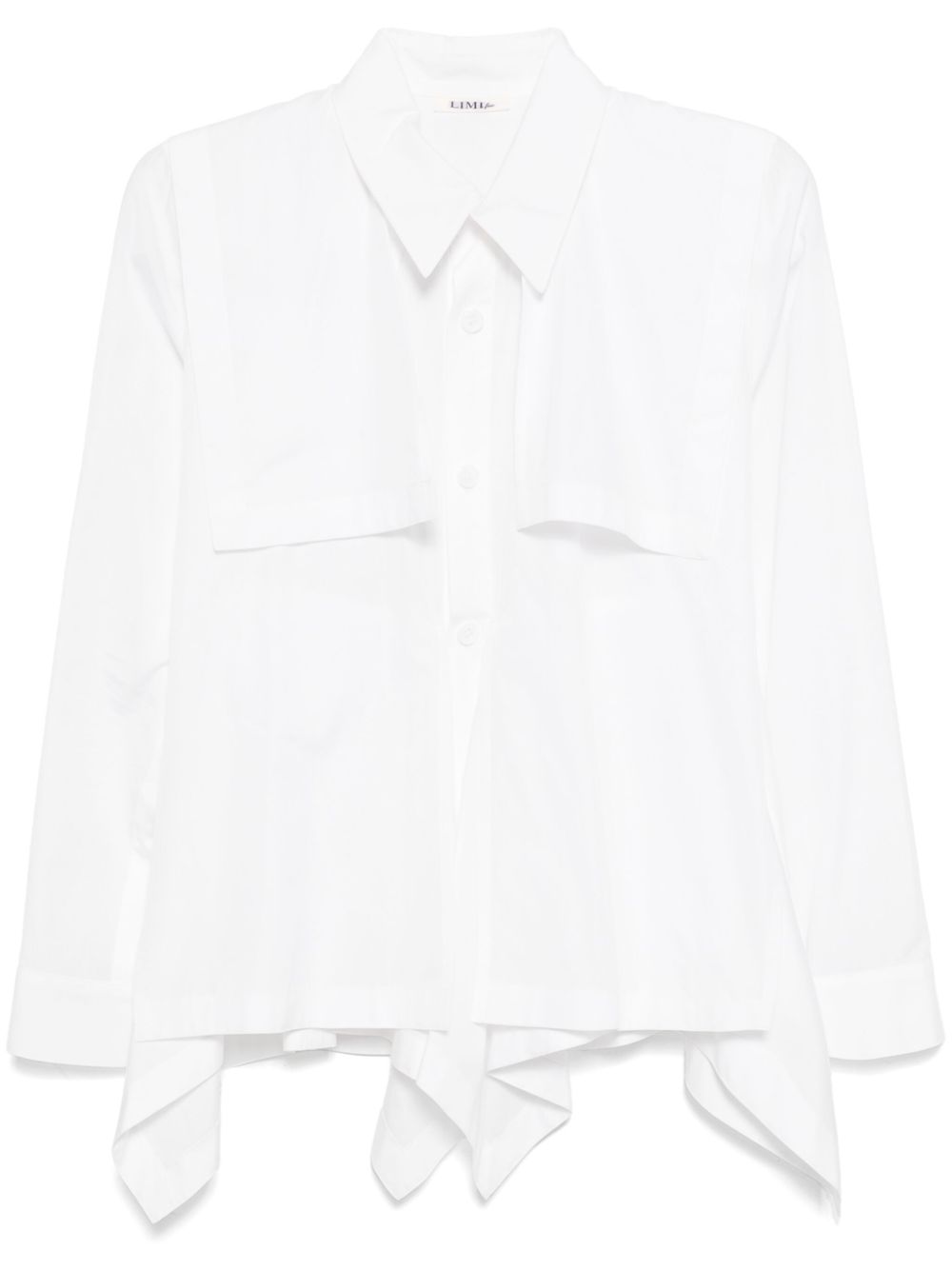 Yohji Yamamoto 经典棉衬衫 - 白色