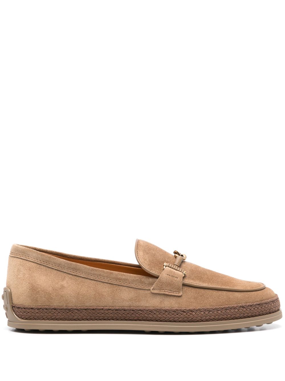 Tod's suede loafers - 褐色
