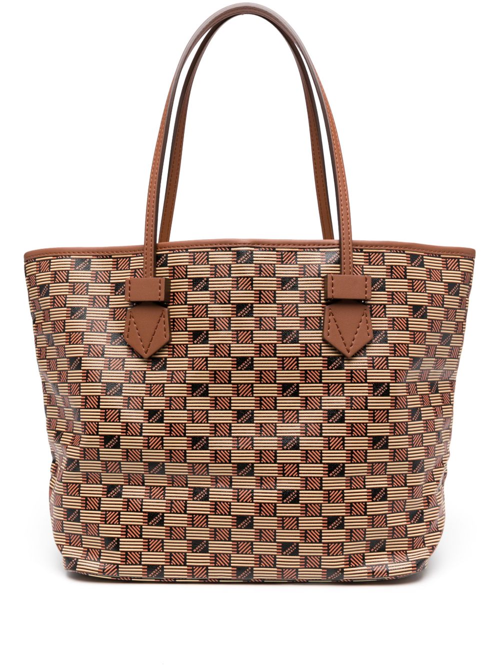 Moreau Saint Tropez 中号手提包 - 褐色