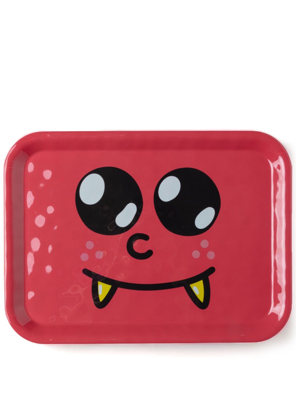Seletti Monsters Baby Gregorio 长方形托盘 - 红色