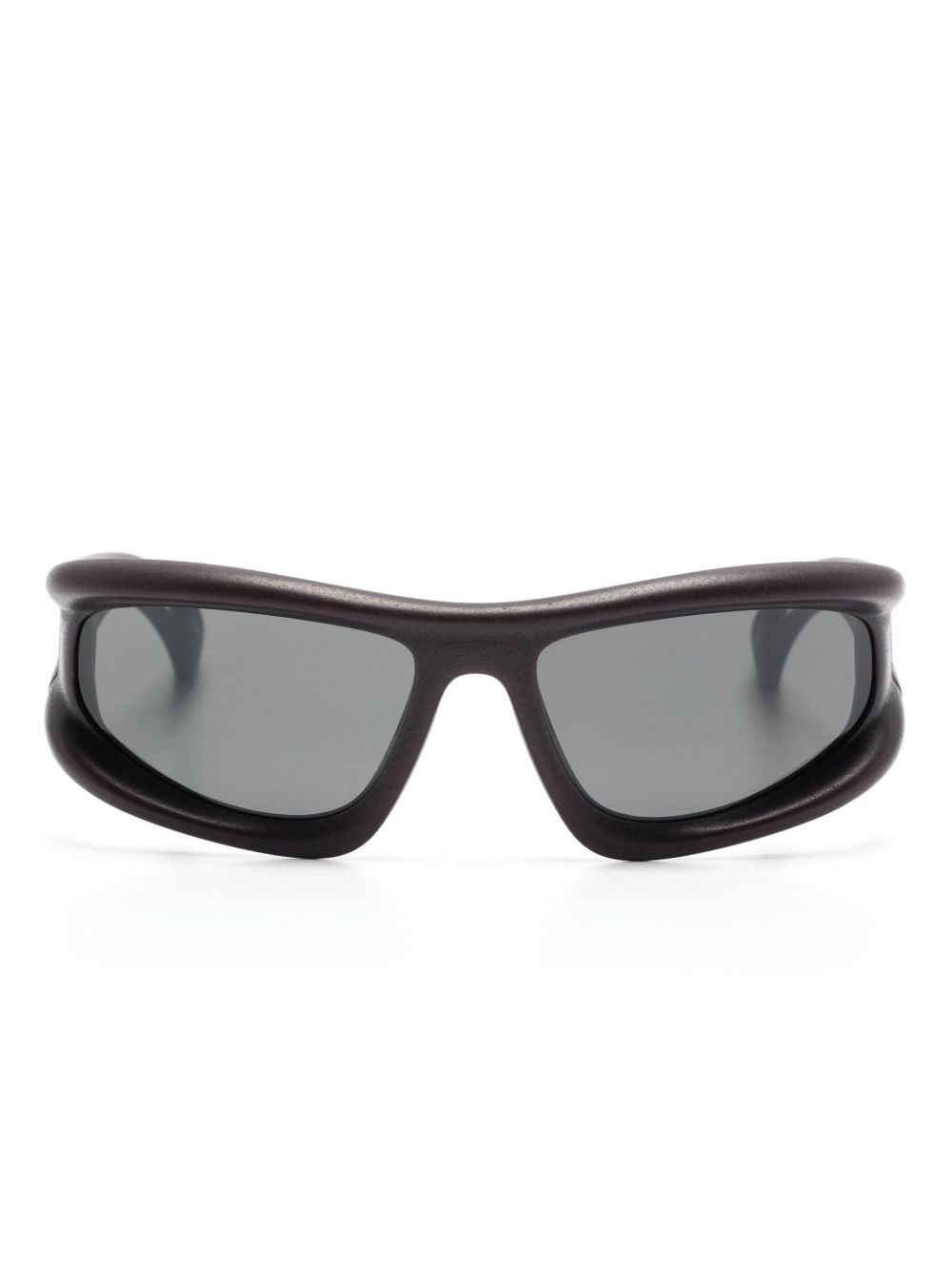 Mykita Marfa 几何镜框太阳眼镜 - 黑色