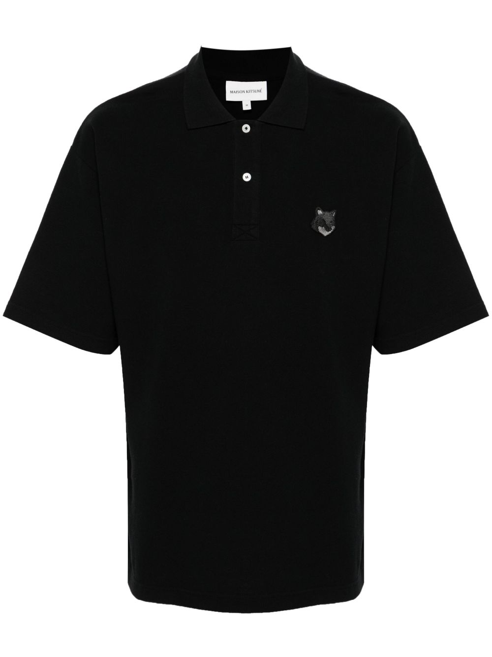 Maison Kitsuné Chillax Fox 棉polo衫 - 黑色