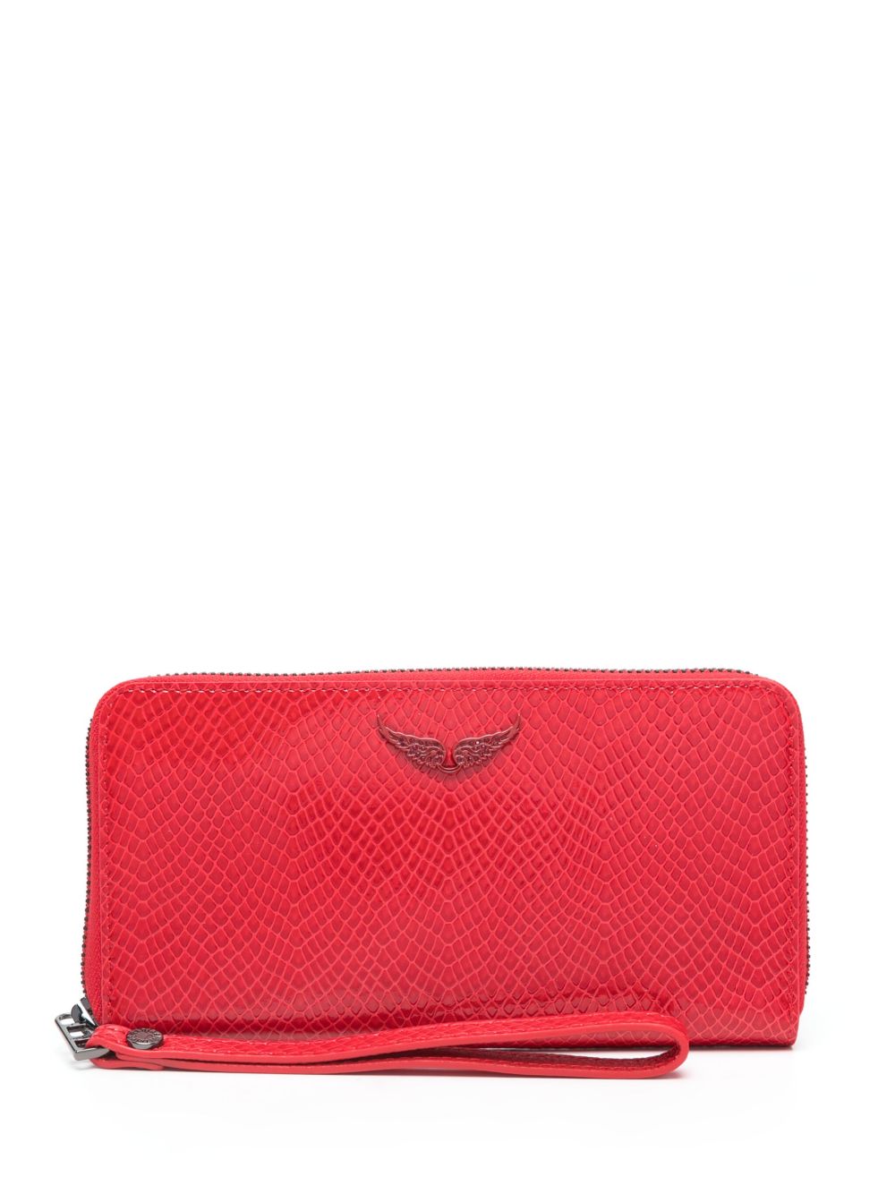 Zadig&Voltaire Compagnon logo标牌钱包 - 红色