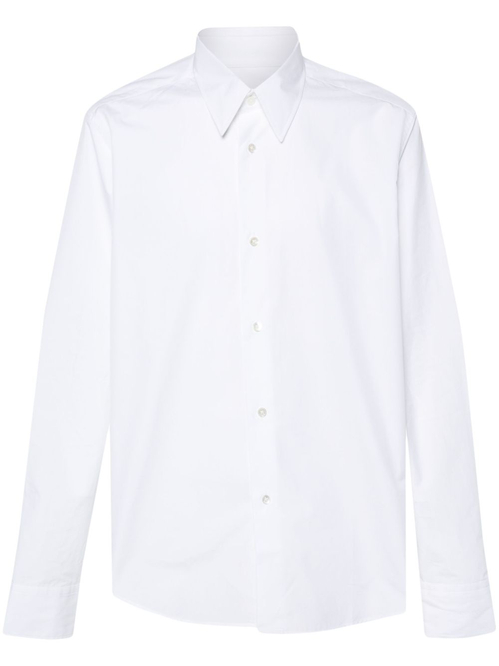 Lanvin 长袖棉衬衫 - 白色