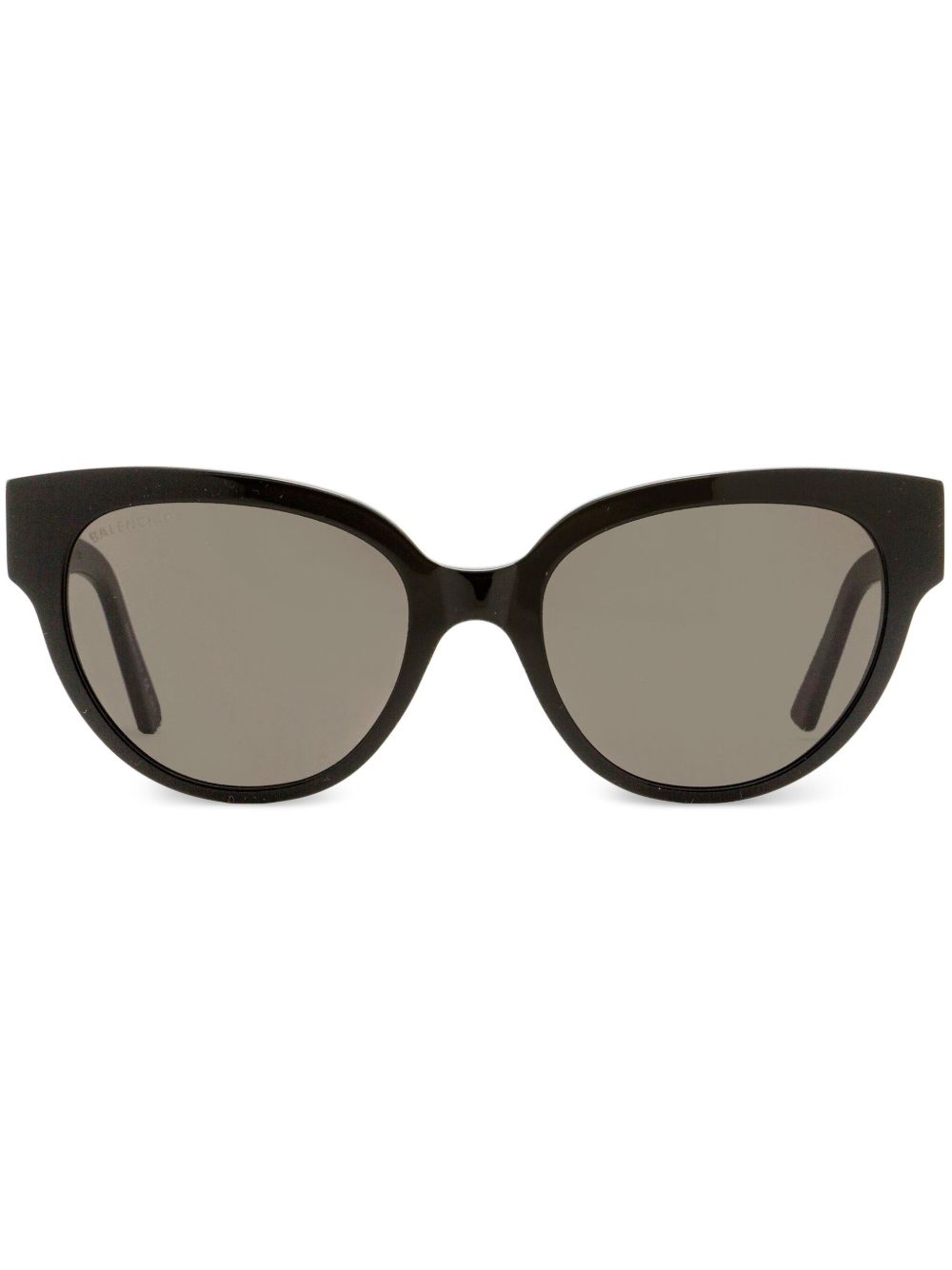 Balenciaga Eyewear 猫眼框太阳眼镜 - 黑色