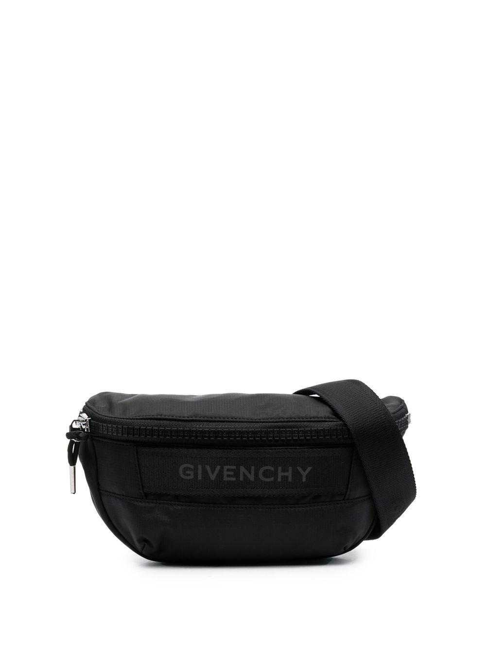 Givenchy logo腰包 - 黑色