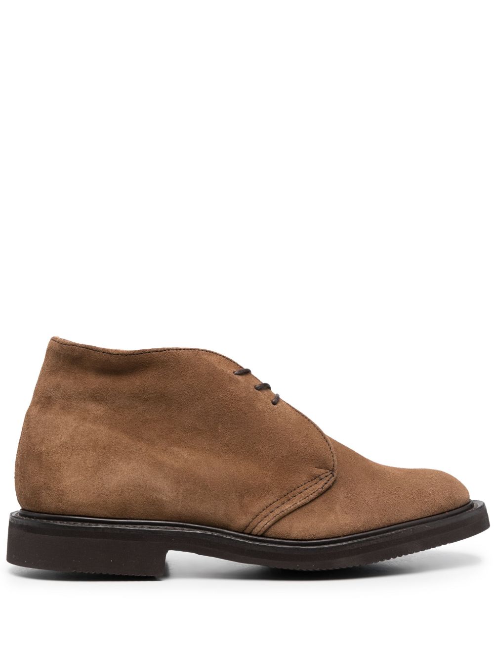 Tricker's Aldo 绒面皮及踝靴 - 褐色