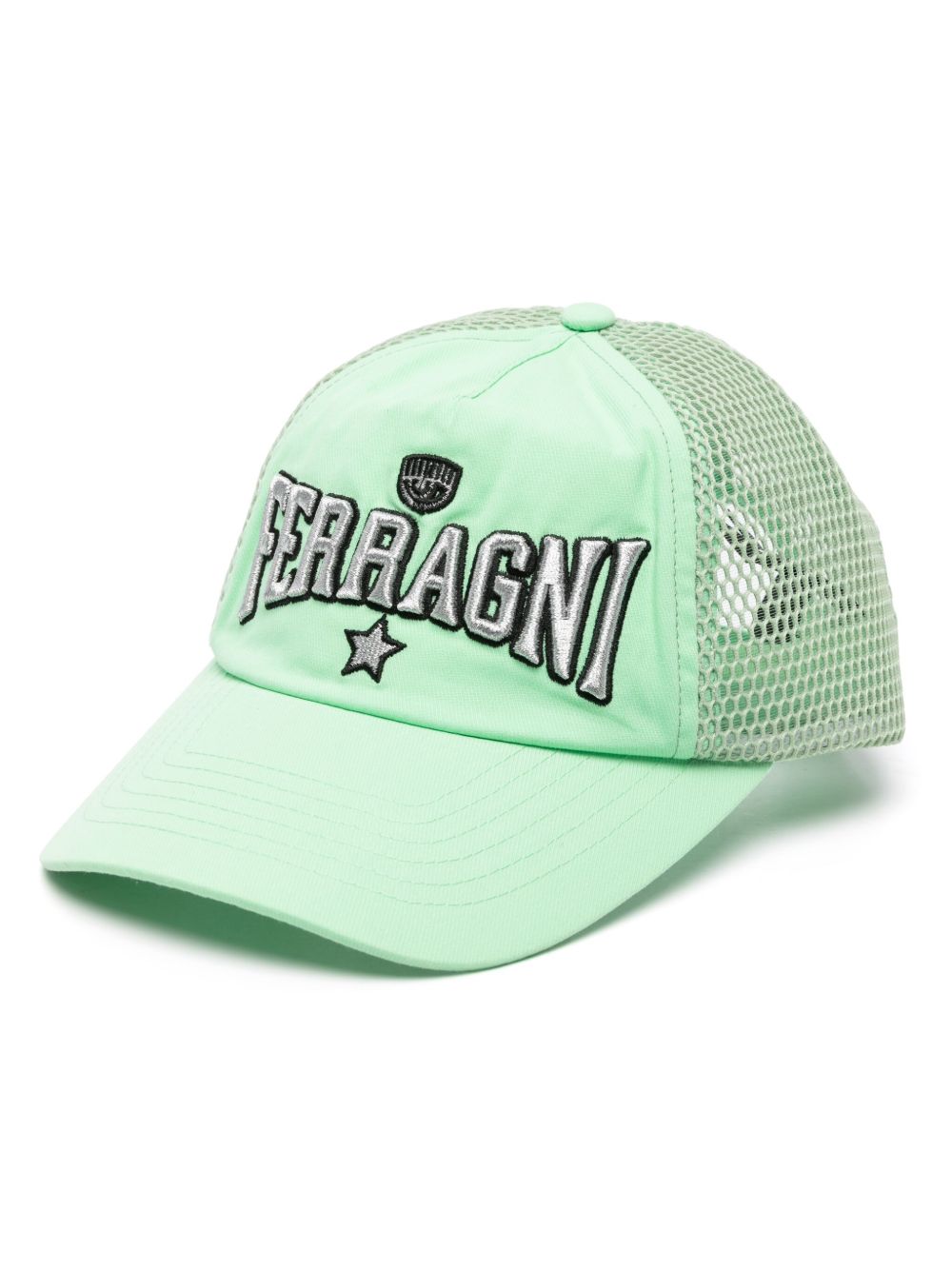 Chiara Ferragni Ferragni Stetch 棒球帽 - 绿色