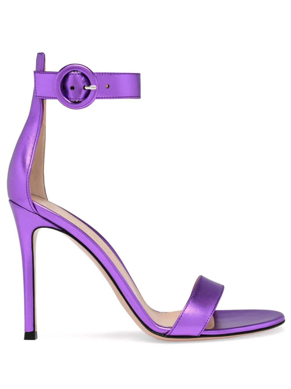 Gianvito Rossi Portofino 高跟凉鞋（10.5厘米） - 紫色