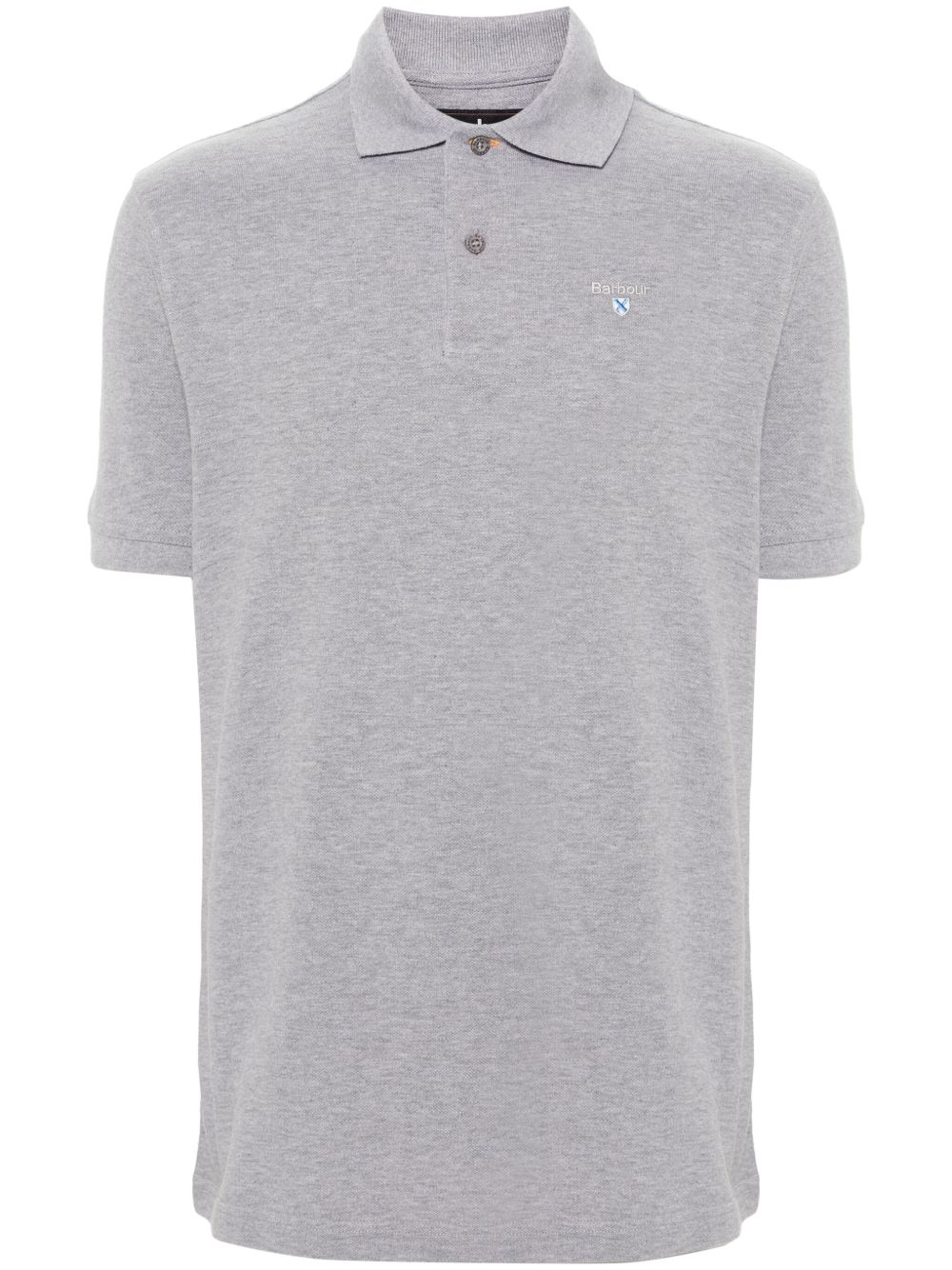 Barbour logo刺绣polo衫 - 灰色