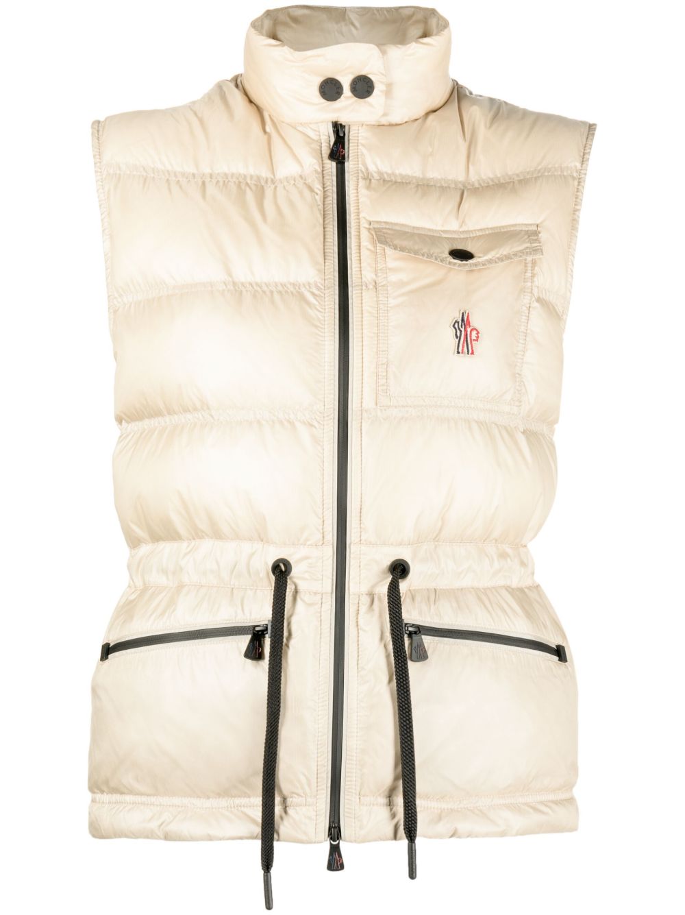 Moncler Grenoble Arolles 羽绒填充马甲 - 中性色
