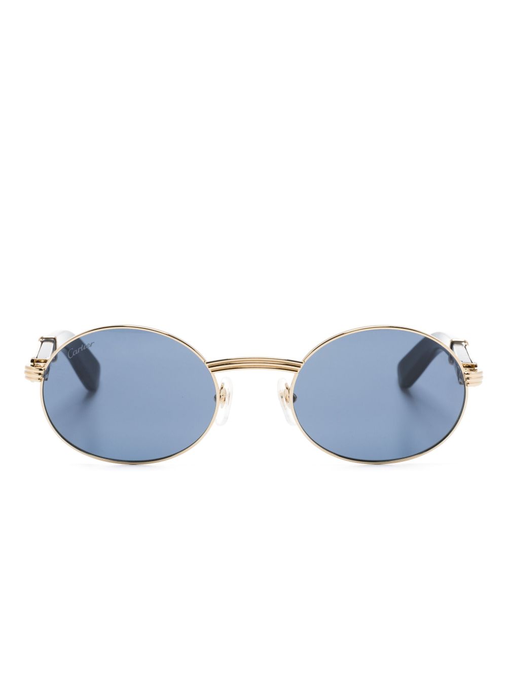 Cartier Eyewear Première de Cartier 飞行员镜框太阳眼镜 - 金色