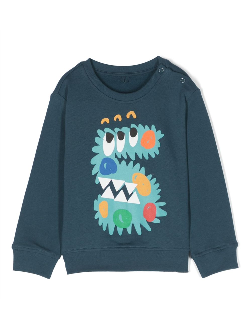 Stella McCartney Kids 图案印花卫衣 - 蓝色