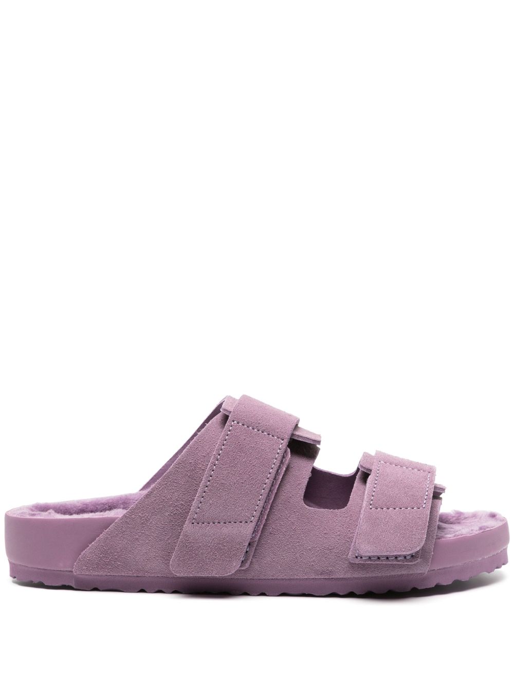 Birkenstock x Tekla Uji 绒面皮拖鞋 - 紫色