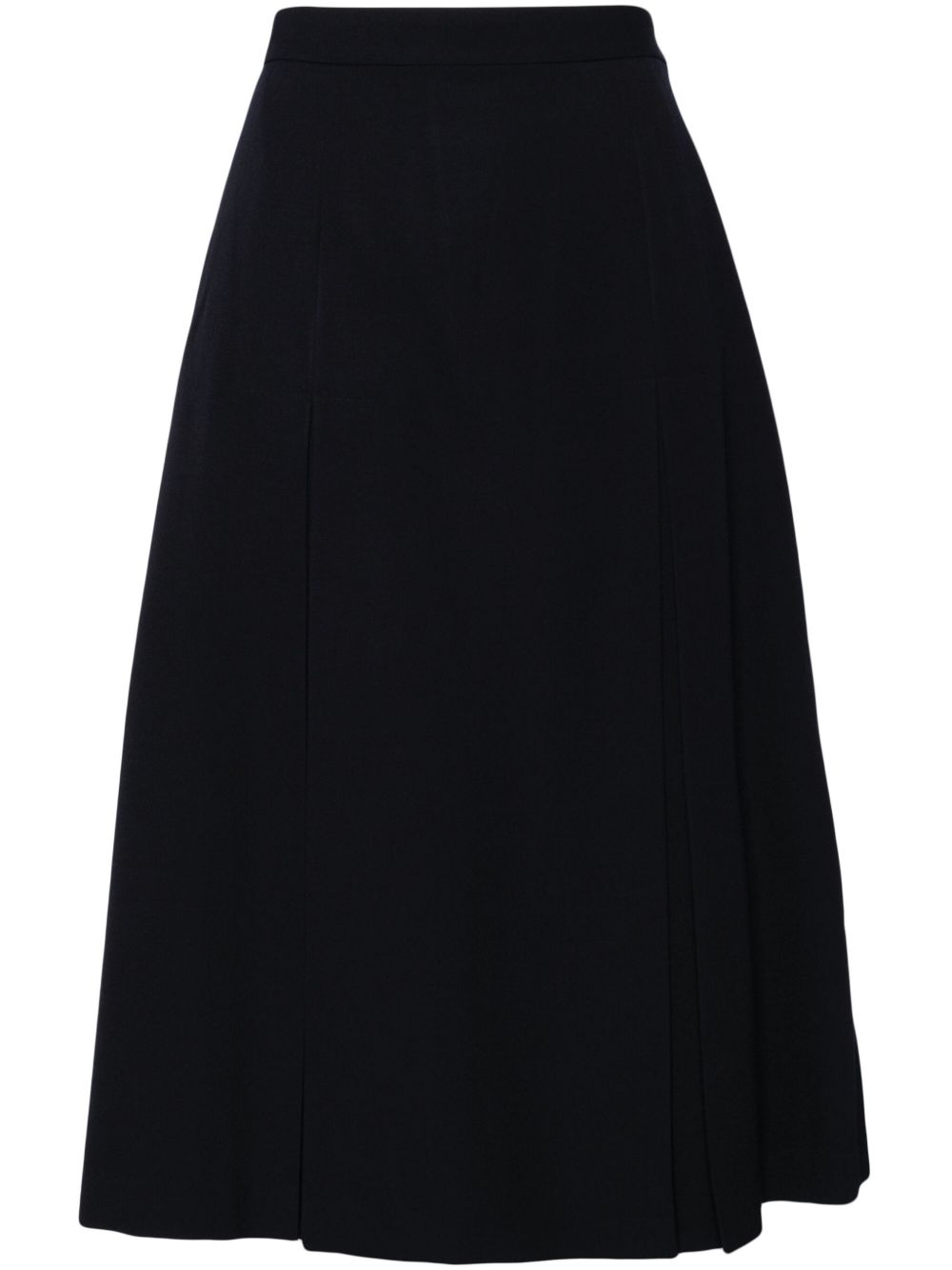 Comme Des Garçons Girl 百褶羊毛半身裙 - 蓝色