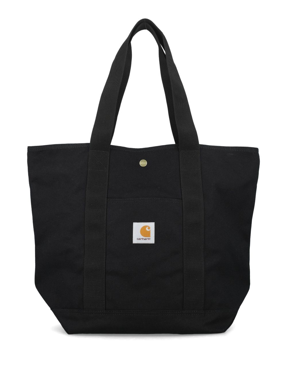 Carhartt WIP 标贴帆布托特包 - 黑色