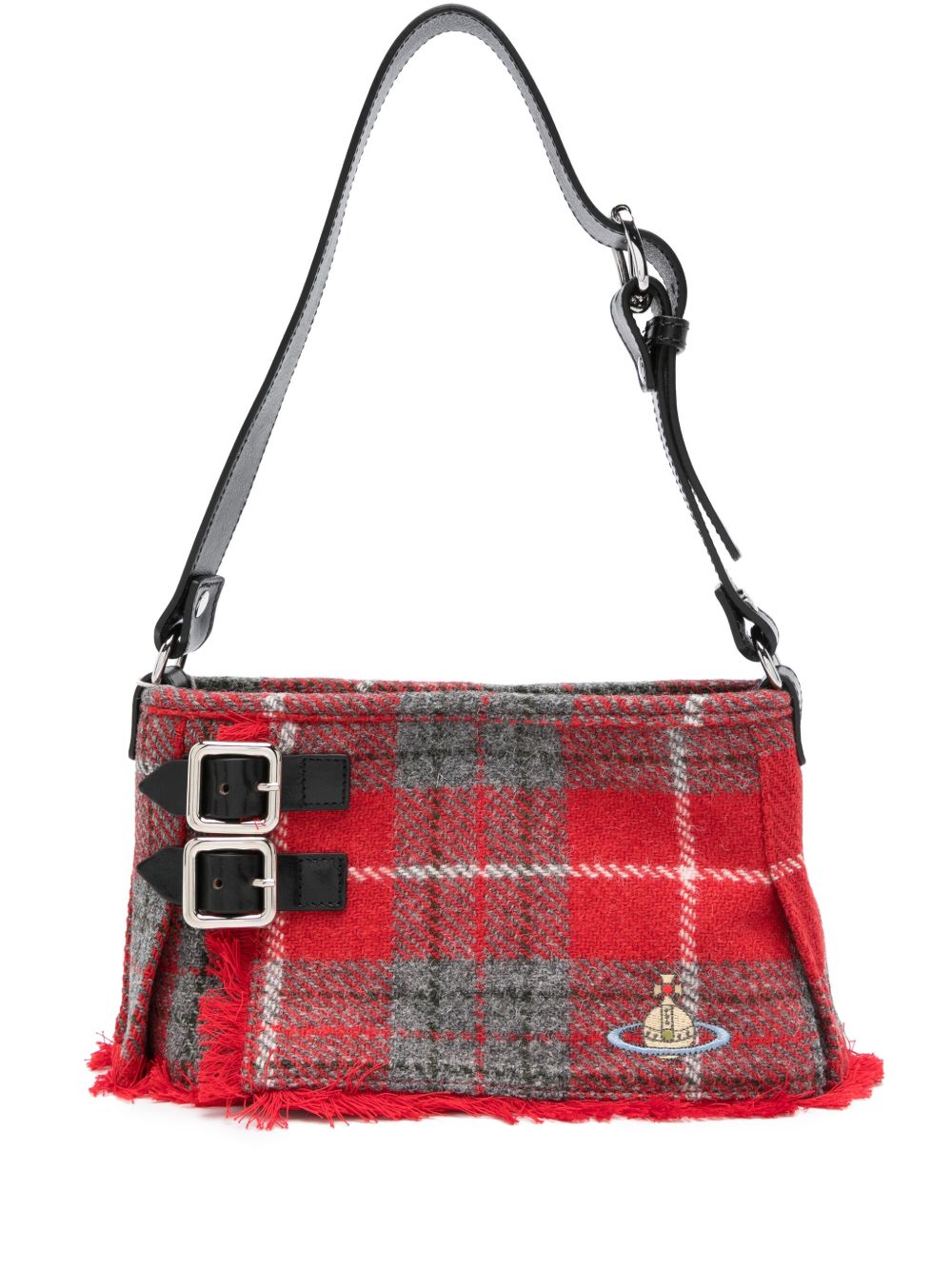 Vivienne Westwood Heather Kilt 单肩包 - 红色