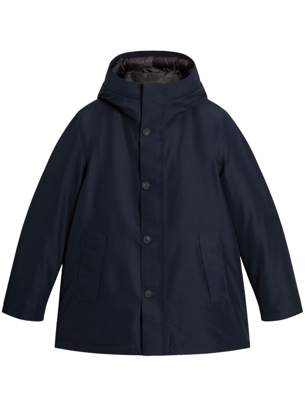 Woolrich 连帽填充夹克 - 蓝色