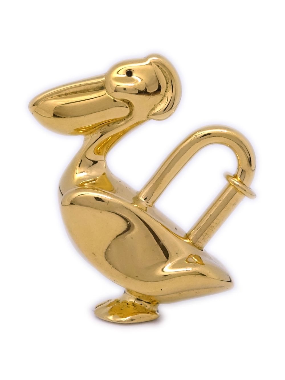 Hermès Pre-Owned La Mer Pelican 挂锁（1992年典藏款） - 金色