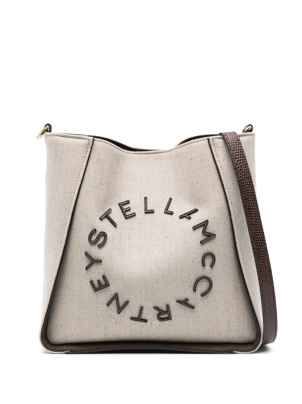 Stella McCartney logo 贴花斜挎包 - 中性色