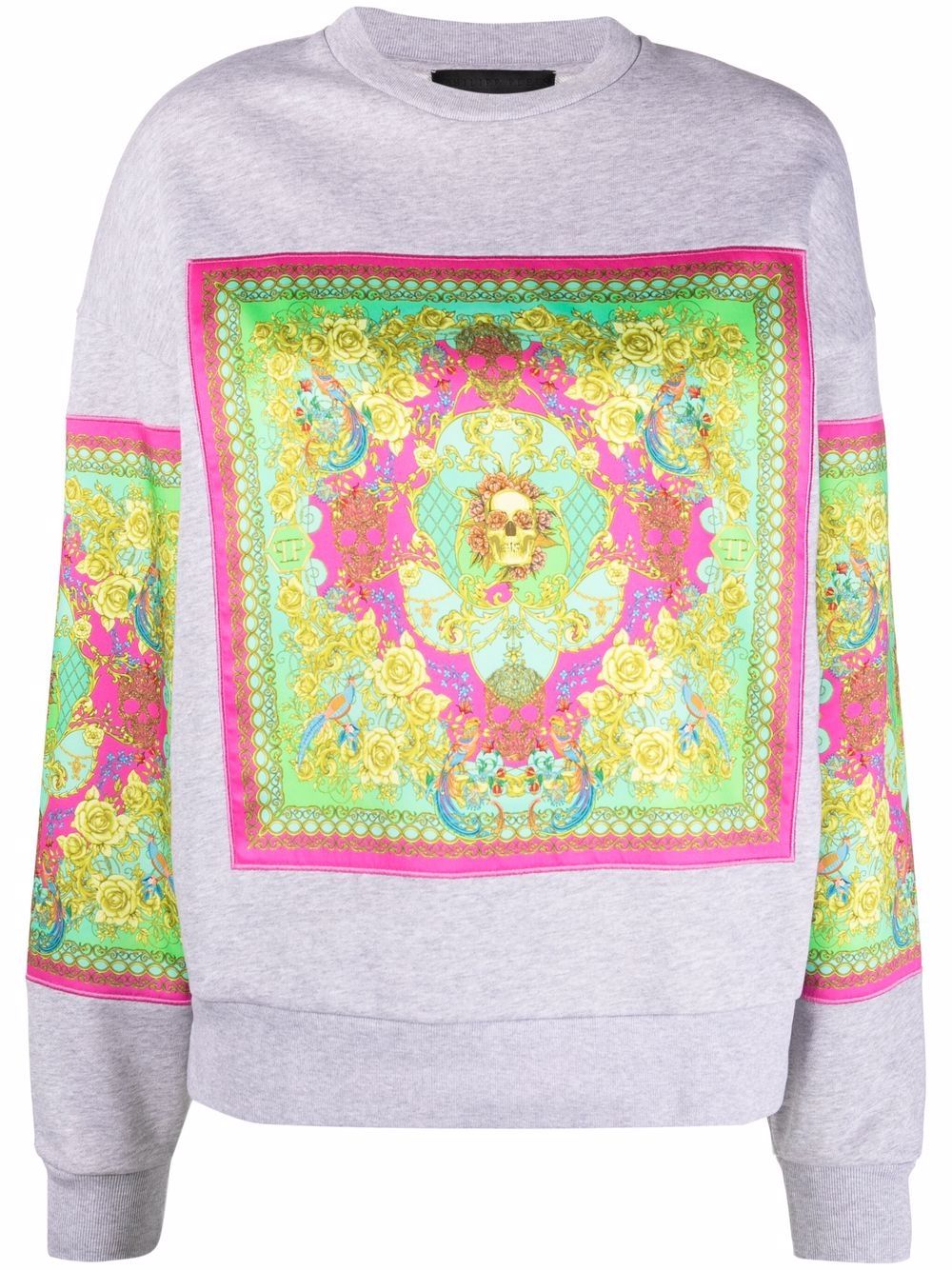 Philipp Plein New Baroque 印花卫衣 - 灰色