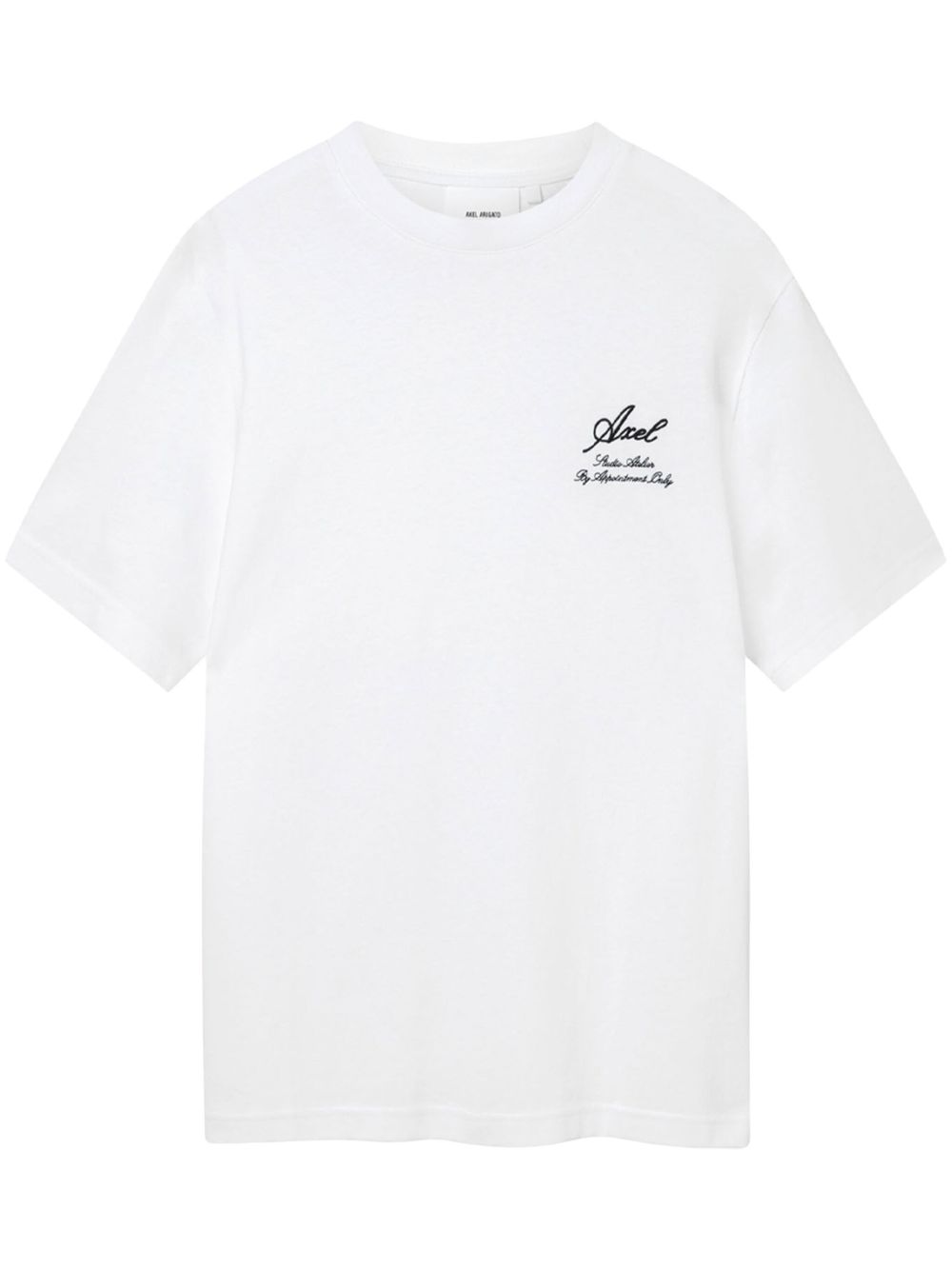 Axel Arigato logo-embroidered T-shirt - 白色