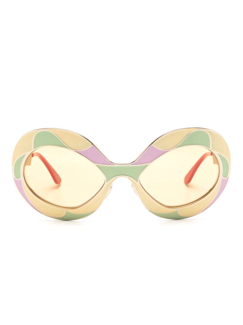 Marni Eyewear Vaso Land of Revelations 太阳眼镜 - 金色