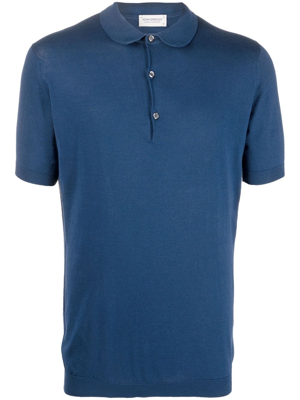 John Smedley 短袖polo衫 - 蓝色