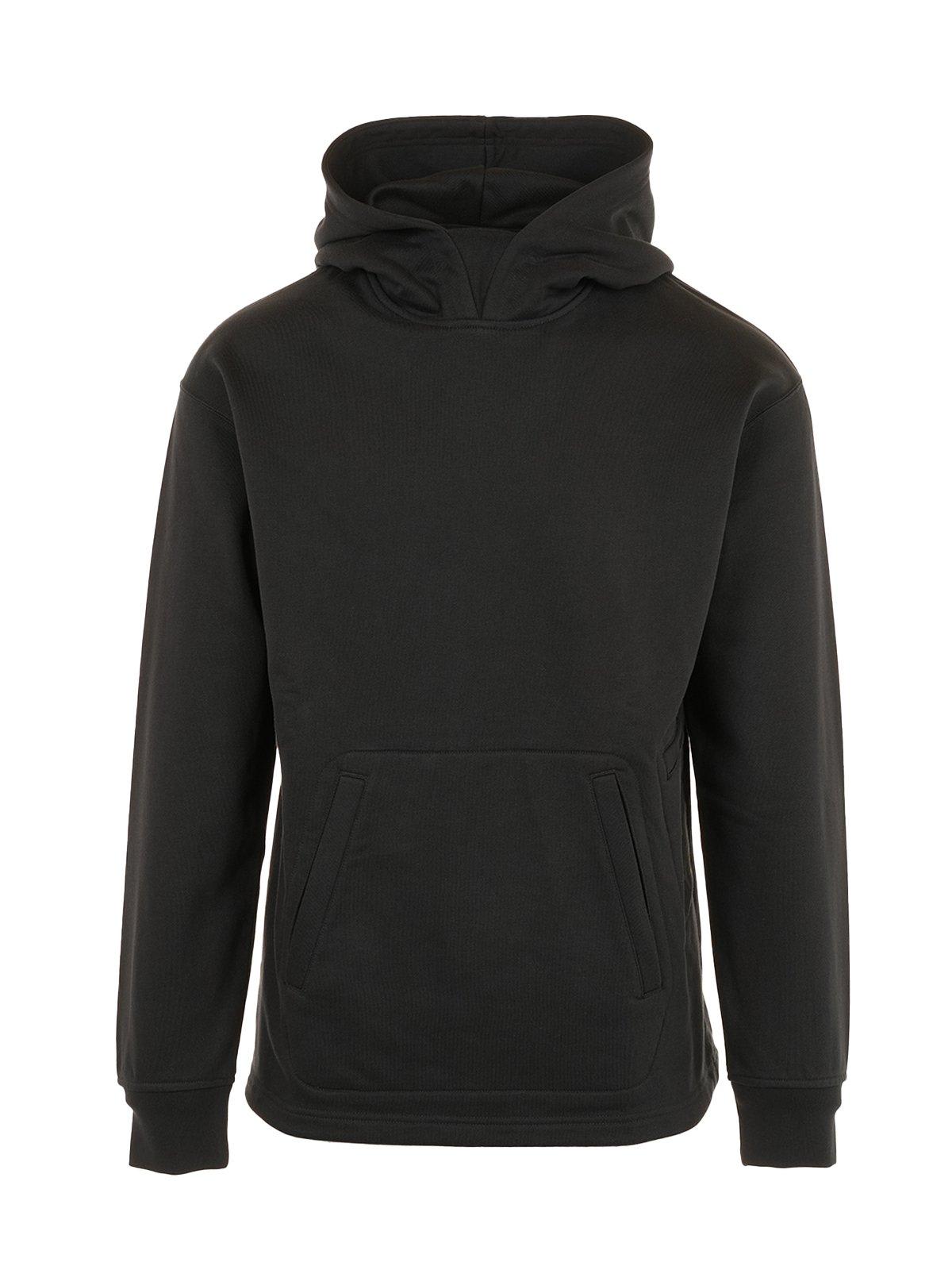 Y-3 Logo-printed Jersey Hoodie Fleece