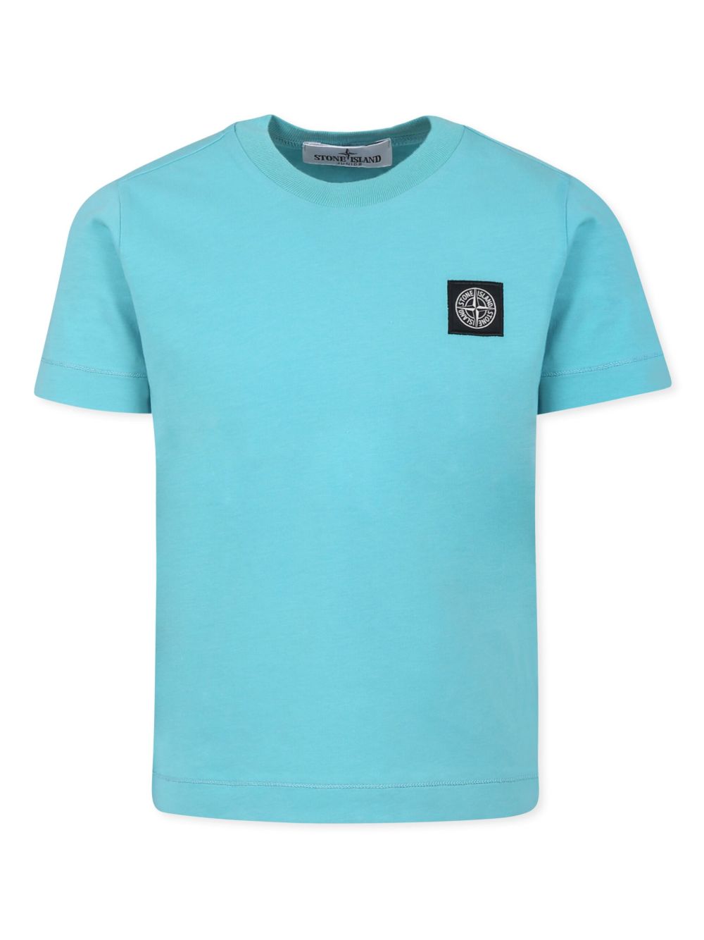 Stone Island Junior Compass 图案T恤 - 蓝色