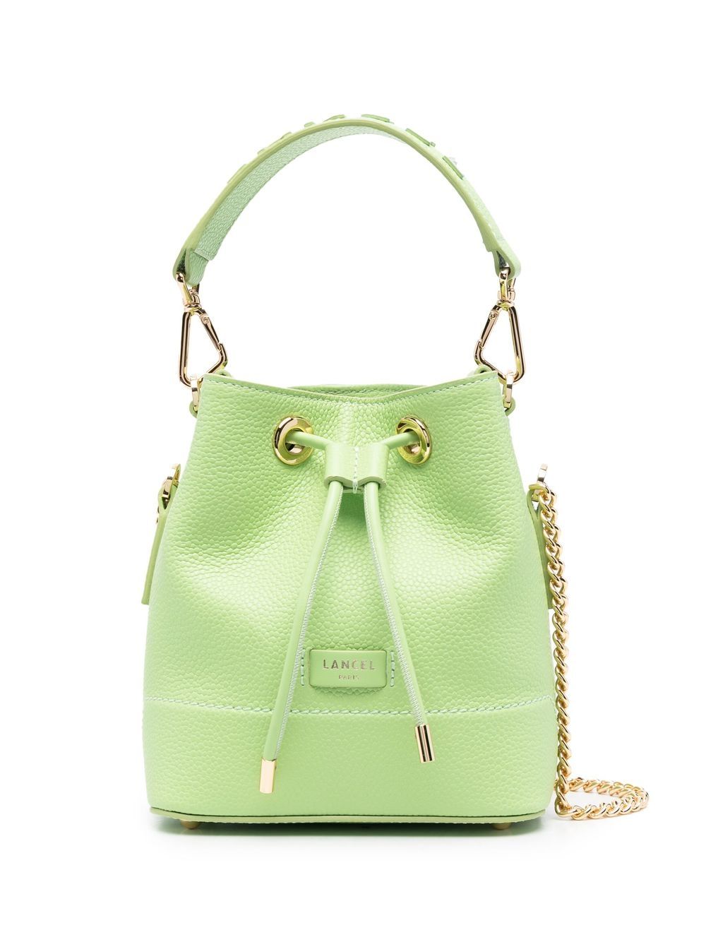Lancel Ninon logo水桶包 - 绿色