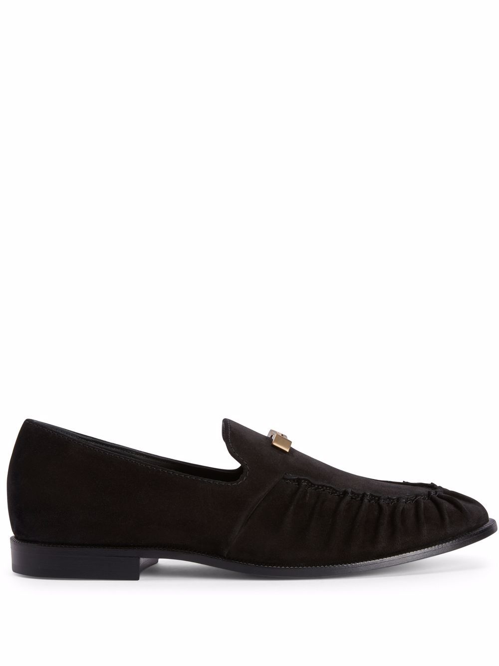 Giuseppe Zanotti Jareth 搭扣乐福鞋 - 黑色